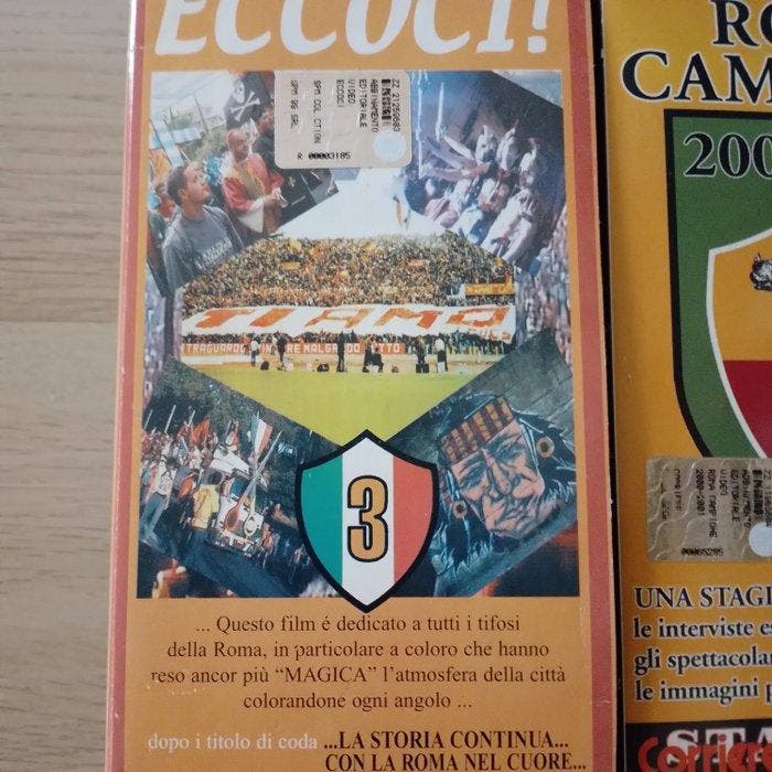 AS Roma - Serie A - 2001 - VHS-videocassette, Verzamelen, Overige Verzamelen