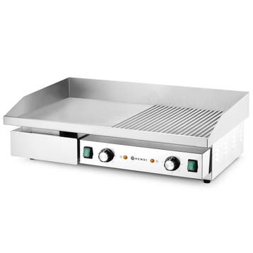 Bak-/Grillplaat | BudgetLine | Elektrisch | Glad/Gegroefd, Verzenden