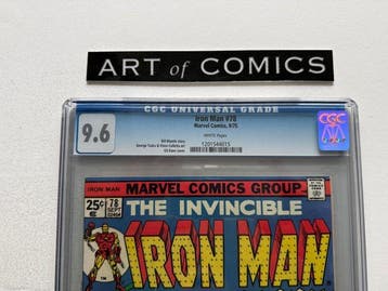 Iron Man #78 - CGC 9.6 - 1 Graded comic - Eerste druk - 1975, Nieuw