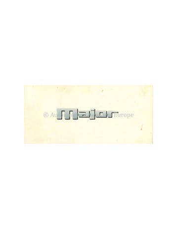 1962 RENAULT R8 MAJOR BROCHURE NEDERLANDS, Ophalen of Verzenden, Nieuw