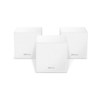 DrPhone NOVA2 – Mesh WiFi 6 - Router + 2x Satelliet - AC2100, Verzenden