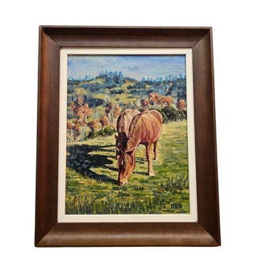 Catalan School (XX) - NO RESERVE - The Grazing Horse