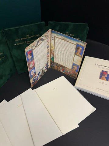 Giovanni Saccani - Manoscritto sforzesco Varia 75 della, Antiek en Kunst