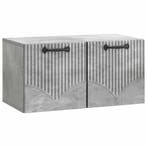vidaXL Wandmontage TV-kast Betongrijs 59,5 x 31 x 30 cm, Huis en Inrichting, Verzenden, Nieuw
