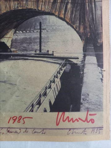 Christo & Jeanne-Claude (1935-2020) - Wrapped Pont Neuf 1985