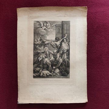 F. Rosaspinanda, after Guido Reni - La strage deglinnocenti