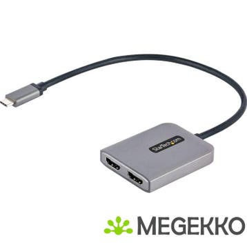 StarTech.com USB-C MST HUB, USB-C naar Dual HDMI 4K 60Hz,, Verzenden