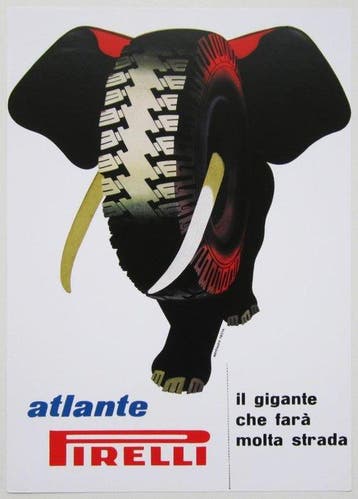 Armando Testa - Pirelli - Atlante, Antiquités & Art