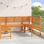 vidaXL Tuinbank set 5 pcs Bruin Massief Acacia Hout, Tuin en Terras, Verzenden, Nieuw