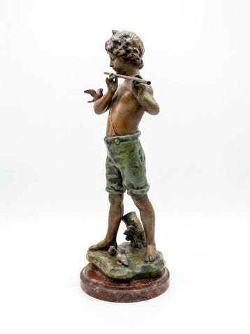 A.j. Scotte - A.J. Scotte (1867-1925) - Beeld, Charmeur - 41
