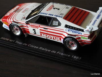 Spark 1:43 - Modelauto - BMW M1, Tour de Corse Rallye de