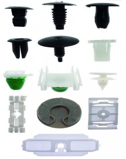 Bgs Technic Assortiment kunststof bekledingclips, 255 st, Auto diversen, Auto-accessoires, Verzenden