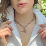 Collier - 9 carats Or jaune - Chaîne Albert victorien en or, Nieuw