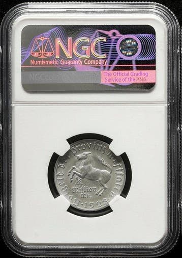 Duitsland, Westfalen 1/4 Millón Mark 1923 - NGC MS63