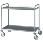 Serveerwagen | RVS | 2 Niveaus | 800x500x960(h)mm Diamond, Verzenden, Nieuw in verpakking