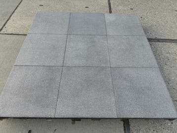 Veiling - 36,72 M2 Gecoate Tegel Naturelook Grey 60x60x3 Cm, Tuin en Terras, Tegels en Klinkers, Nieuw