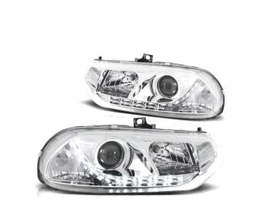 PHARES ALFA ROMEO 156 97-03 DAYLIGHT FOND CHROMÉ, Autos : Pièces & Accessoires, Verzenden