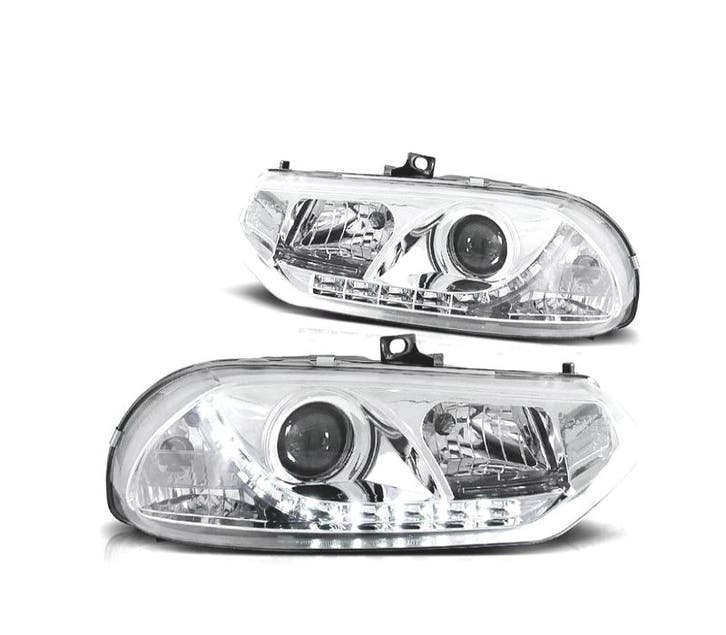 PHARES ALFA ROMEO 156 97-03 DAYLIGHT FOND CHROMÉ, Autos : Pièces & Accessoires, Éclairage, Envoi