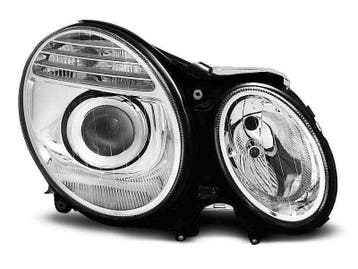 Xenon koplamp units Chrome geschikt voor Mercedes E-klasse, Verzenden
