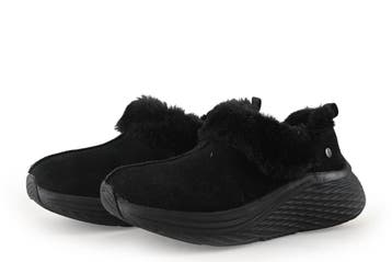 Skechers Pantoffels in maat 37 Zwart, Kleding | Dames, Skechers, Verzenden, Zwart, Zo goed als nieuw