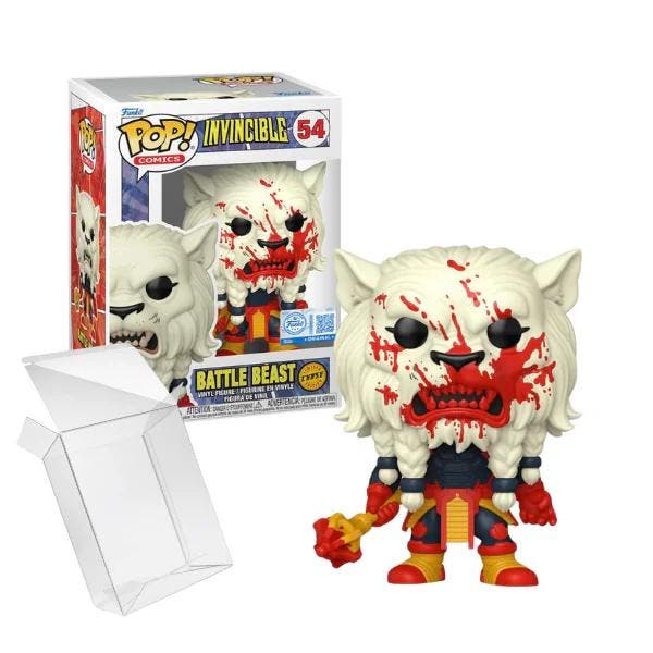 Funko Pop Comics: Invincible  Battle Beast 54 Chase SE, Collections, Jouets miniatures, Envoi
