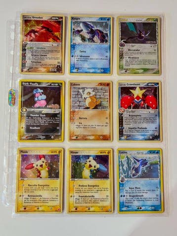 Pokémon - 16 Card - Raichu, Léviator, Steelix, Flaaffy Foil,