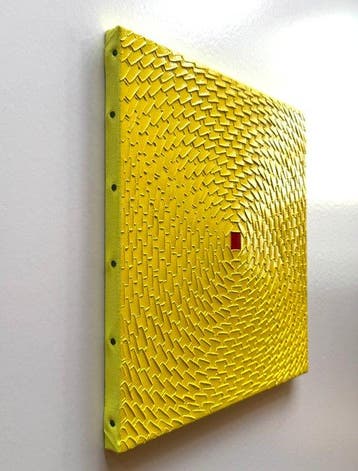 Aykaz Arzumanyan - Rose - 1069 - Abstraction géométrique