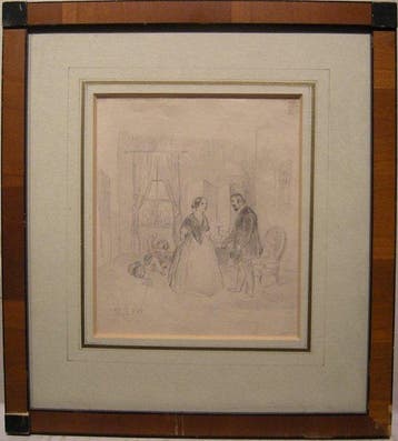 Johann Matthias Ranftl (1805 - 1854) - Family scene