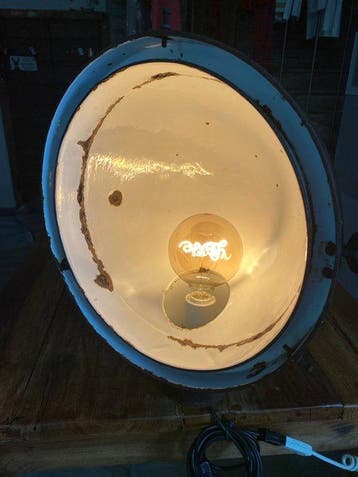 Lampe à suspendre - frotter, Fer - Phare industriel