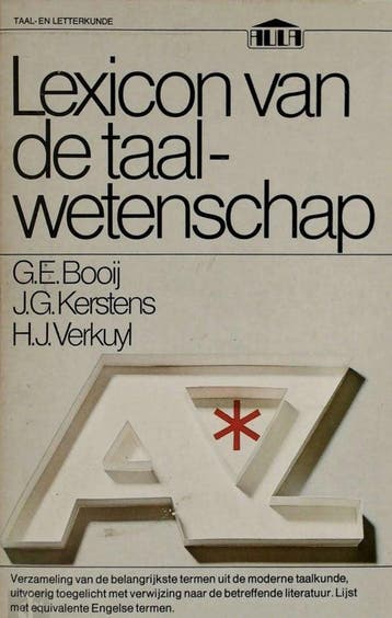 Lexicon van de taalwetenschappen - Booij, Boeken, Verzenden, Nieuw