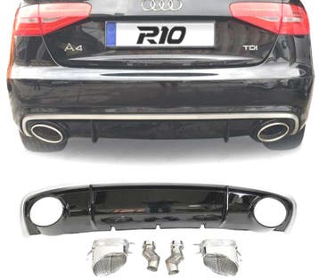 Diffuseur Pour Audi A4 B8 Sedan  Avant 12-15 Look Rs4 + Embo, Autos : Pièces & Accessoires, Verzenden