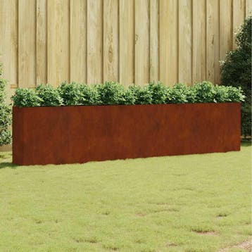 vidaXL Plantenbak verhoogd 360x40x80 cm cortenstaal, Verzenden