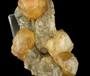 GRATIS VERZENDING! Prachtige gouden calciet Kristallen op