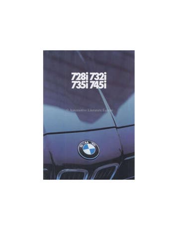 1980 BMW 7 SERIE BROCHURE DUITS