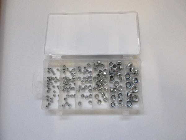 Veiling - Assortiment Borgmoeren 150-delig M3 t/M M10, Doe-het-zelf en Bouw, IJzerwaren en Bevestigingsmiddelen, Nieuw