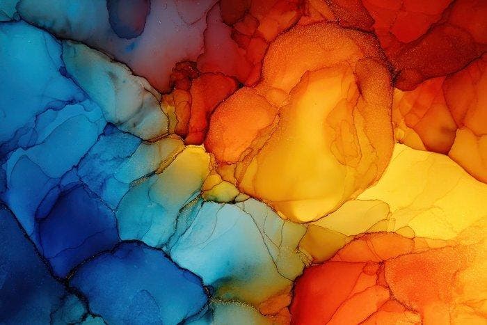 Lea Ottavi - Chromatic Ember Bloom XXL, Antiquités & Art, Art | Objets design