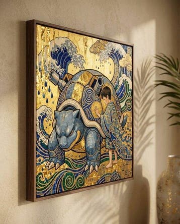 MEDSAN - Klimt Blastoise and the Great Wave () -