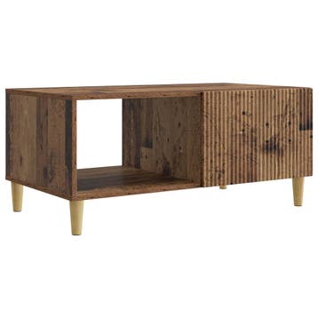 vidaXL Salontafel Oud hout 90 x 50 x 40 cm Bewerkt hout, Verzenden, Nieuw