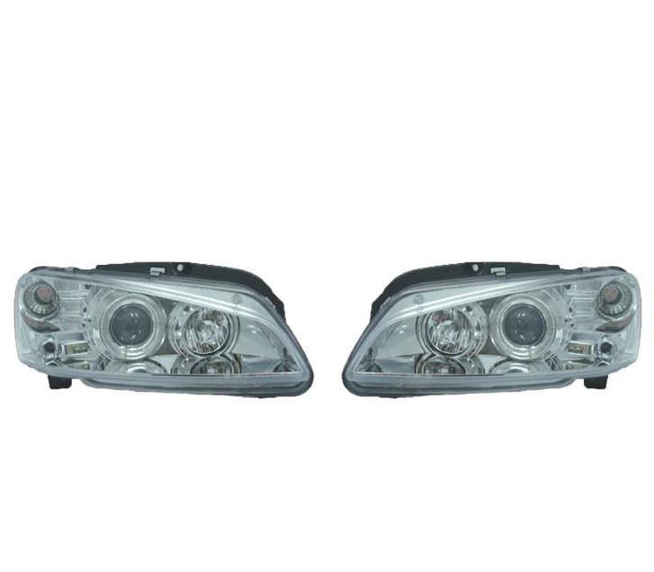 PHARES PEUGEOT 106 96-05 ANGEL EYES FOND CHROME, Autos : Pièces & Accessoires, Éclairage, Envoi