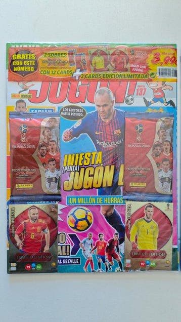 Panini - 3 Blisterverpakking - Adrenalyn XL - Jugón! con, Nieuw