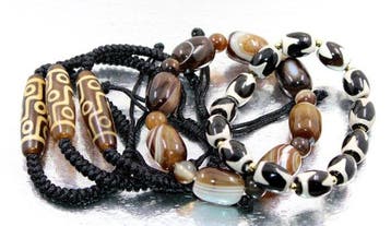 Zeer mooie vijf unisex armbanden met natuurlijke agaat,
