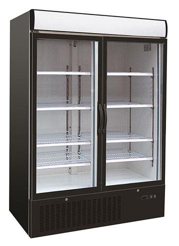 Koelkast 2 Glasdeuren, Verzenden, Nieuw in verpakking, Koelen en Vriezen