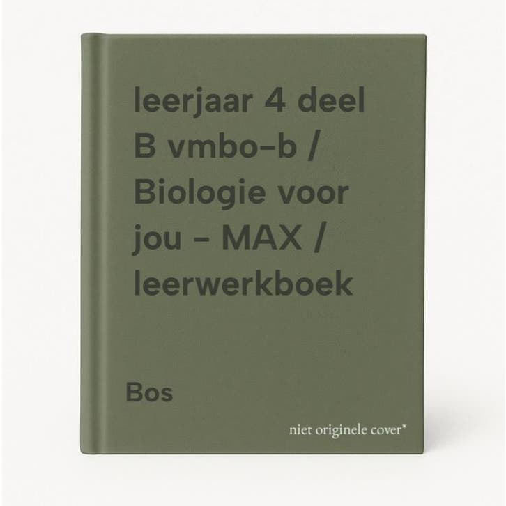 leerjaar 4 deel B vmbo-b / Biologie voor jou - MAX /, Livres, Livres d'étude & Cours, Envoi
