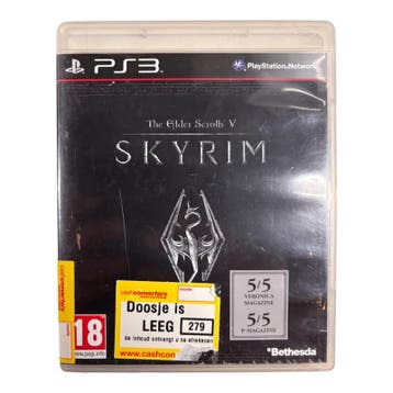 The Elder Scrolls V Skyrim (5/5 Cover Grey) (PS3), Verzenden, Nieuw