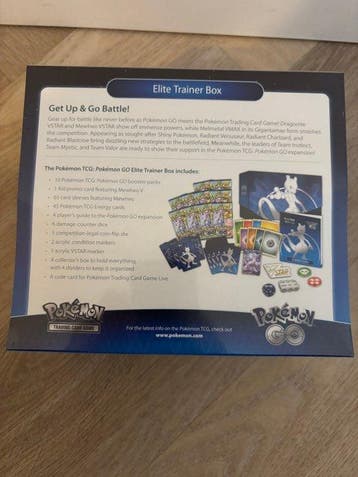 Pokémon - 1 Elite trainer box - Sword & Shield - Pokémon GO, Hobby en Vrije tijd, Verzamelkaartspellen | Pokémon, Nieuw