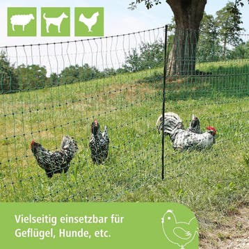 Kerbl Hobbyfarming Pluimveenet, 106 cm hoog, 25 m lang, p..., Ophalen of Verzenden