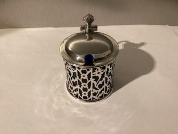 Pot - .925 zilver - Sterling Zilveren Mosterd