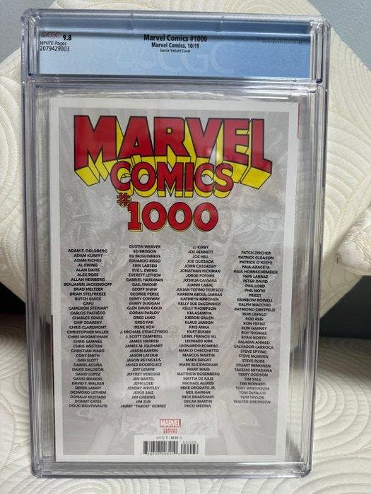 Marvel Comics #1000 - Garcin Variant Cover - 1 Graded comic, Livres, BD | Comics
