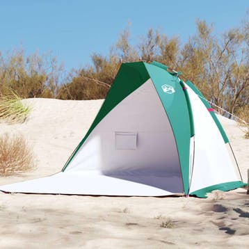 vidaXL Strandtent 268x223x125 cm 185T polyester zeegroen, Verzenden, Nieuw