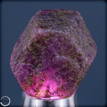 Natuurlijke zeldzame Padparadscha-saffier – Ruw kristal met